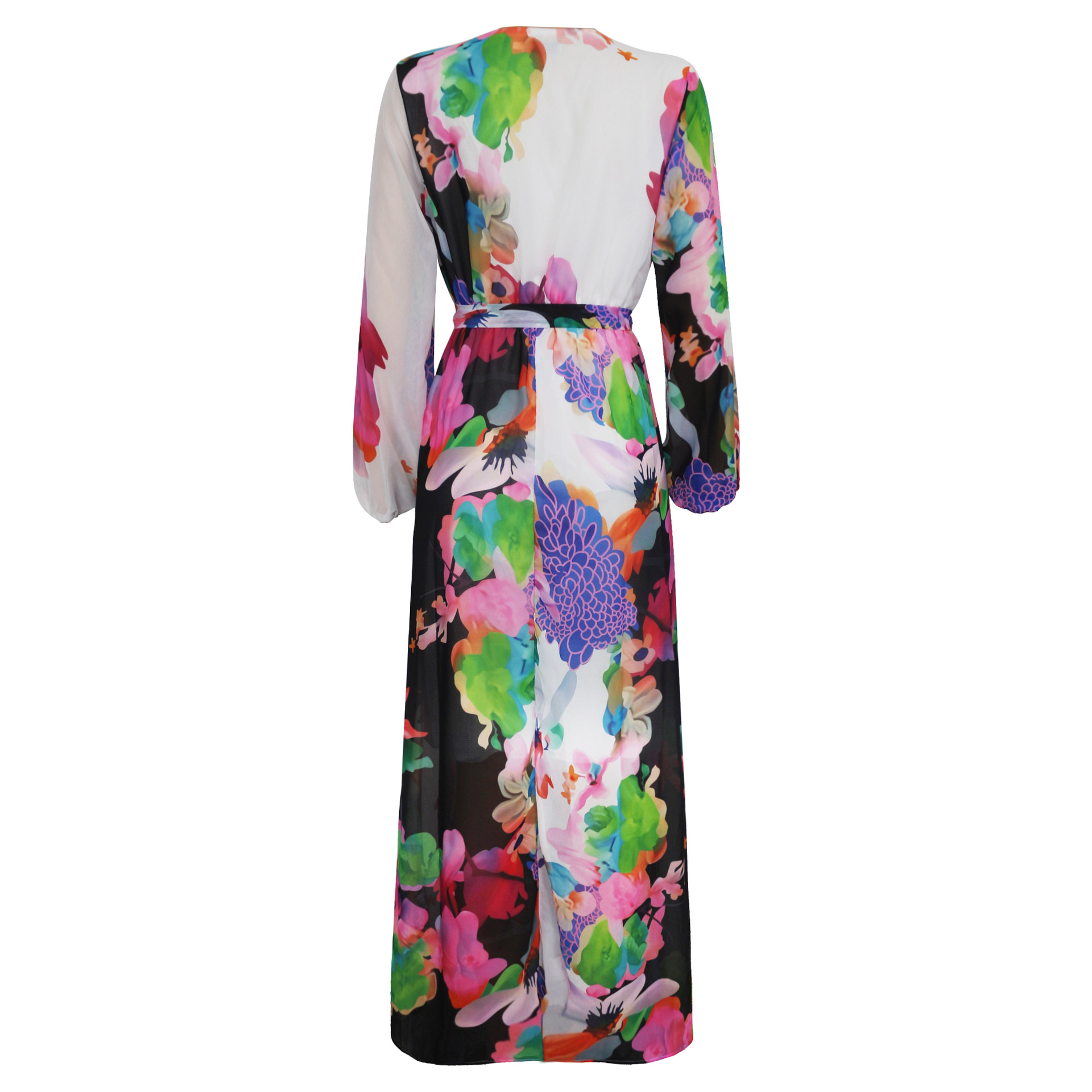 Chiffon Long Print Style Skirt Dress NSBMF68158