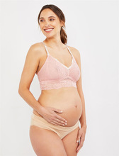 一件代发 海外平台 无钢圈套头Y字美背性感蕾丝哺乳内衣喂奶文胸