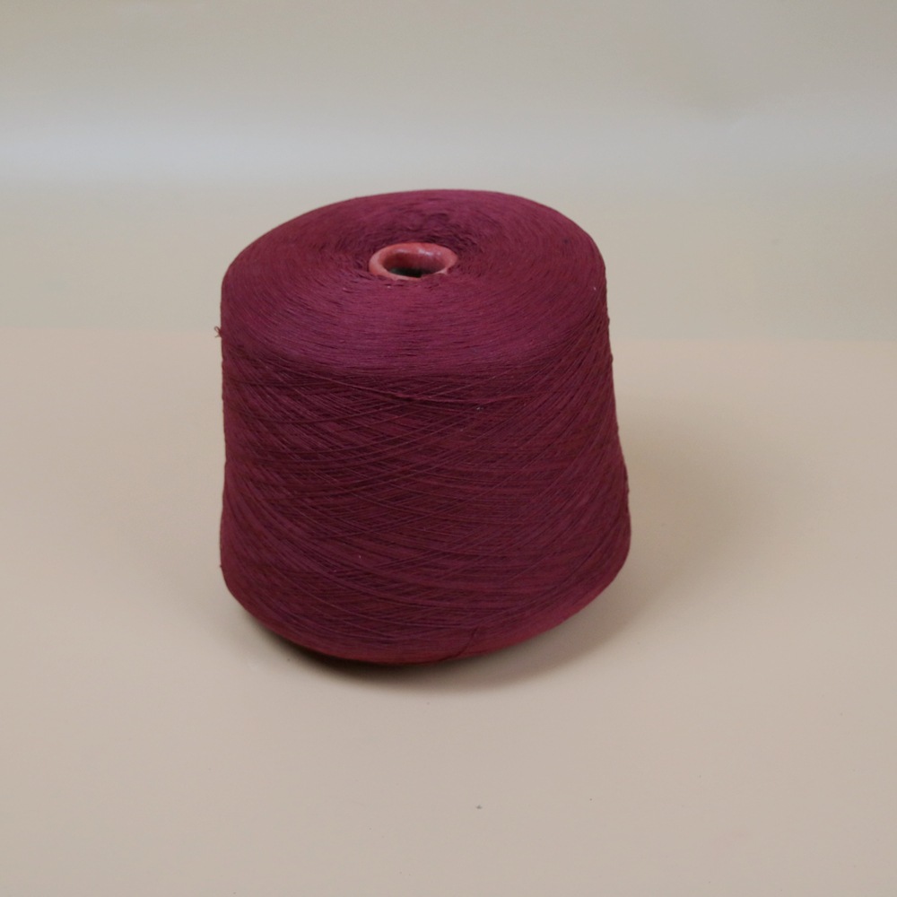 供应8支10支咖啡色涤棉纱 棕色纱高筒 泰坦机纺棉线