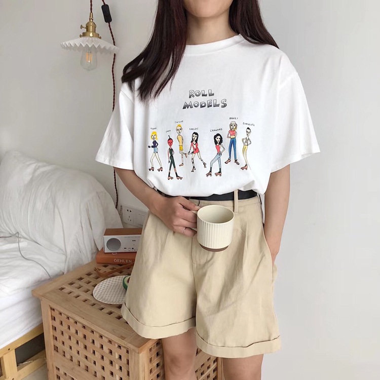 T shirt femme CHUAN YU en Coton - Ref 3314647 Image 26