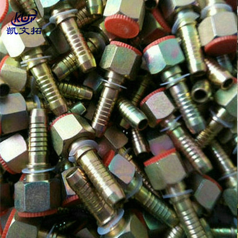 供应扣压式软管接头 工程机械挖掘机接头 卡套式三通管接头