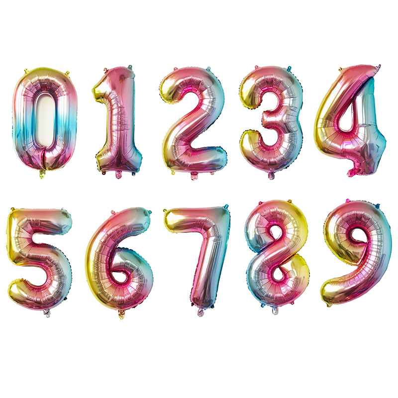 Gradient color number