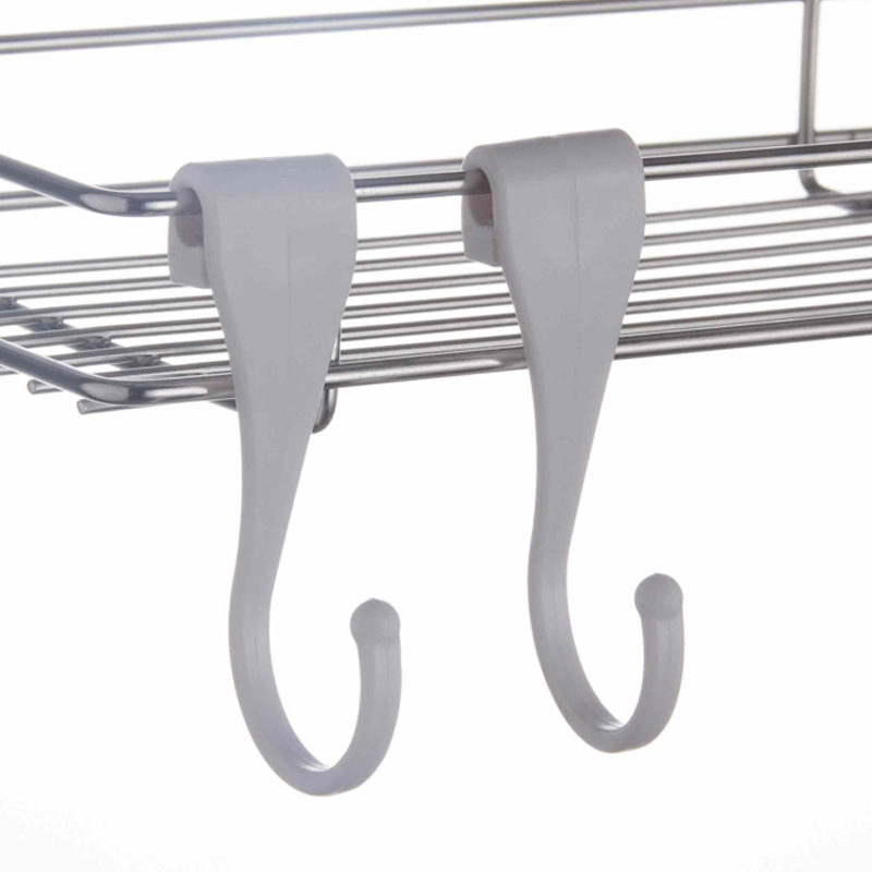 厂家批发产品配套挂钩 不锈钢架用塑料挂钩 选配免拆卸小挂钩牢固