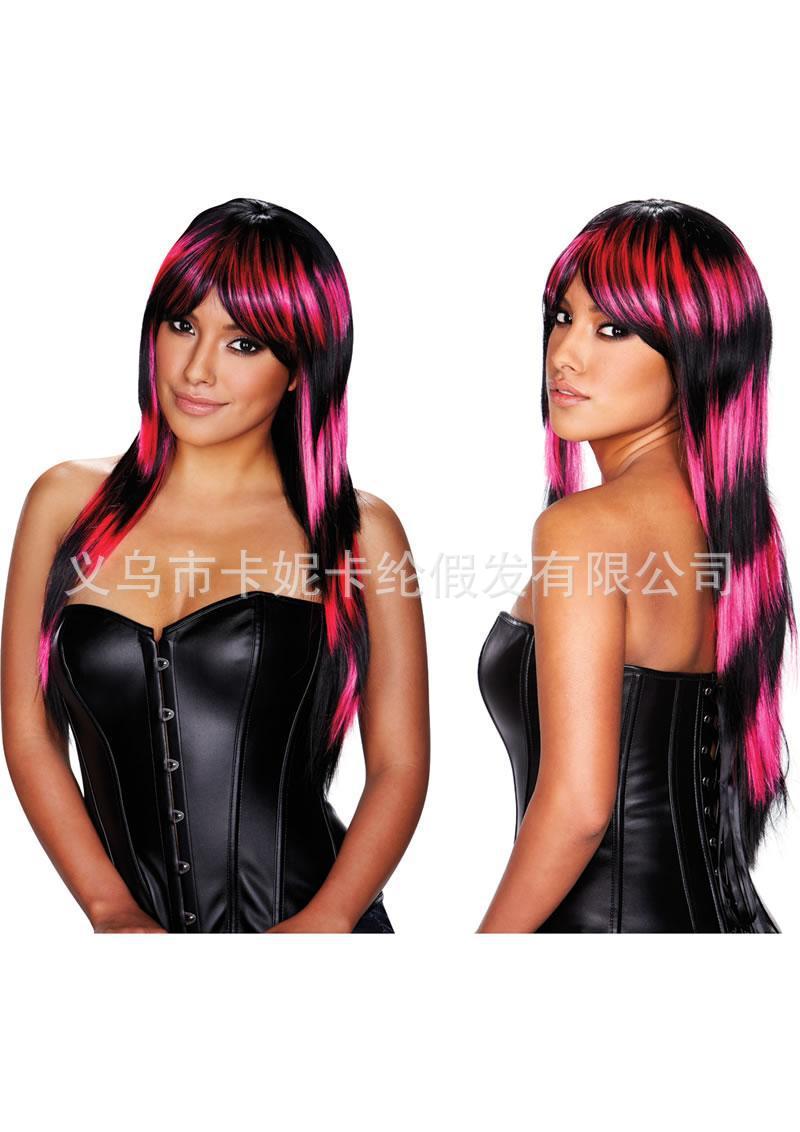 Peluca, pelo largo y liso, exportación de comercio exterior de Amazon