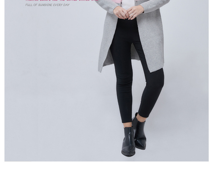 Fashion Simple Color Stitching Cardigan  NSJR36762