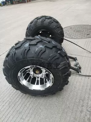 axle assembly with brake 8-inch – Motorcycle Walking System Parts