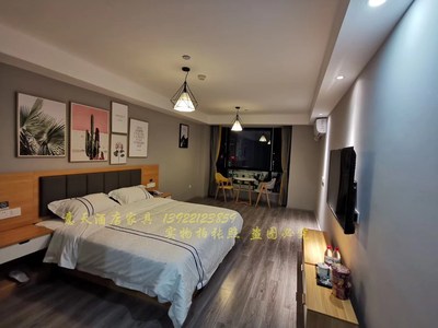 hotel Standard Room Shortcut hotel full set furniture Guest room furniture Big bed Three bed Flats staff Dorm bed