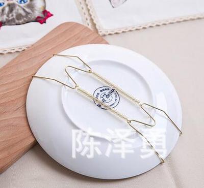 goods in stock supply 8 inch invisible invisible Spring Hanging plate Hanging rack Decorative plate Spring Hooks
