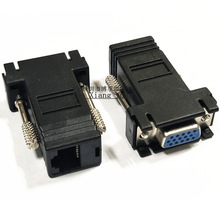 RJ45תDB15 VGA ĸͷ 15봮תͷ ת ֻ