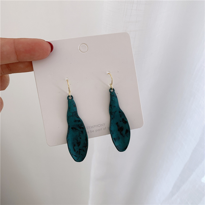 Irregular Frosted Earrings Short Personality Temperament Ear Jewelry Women Wholesales Fashion display picture 5