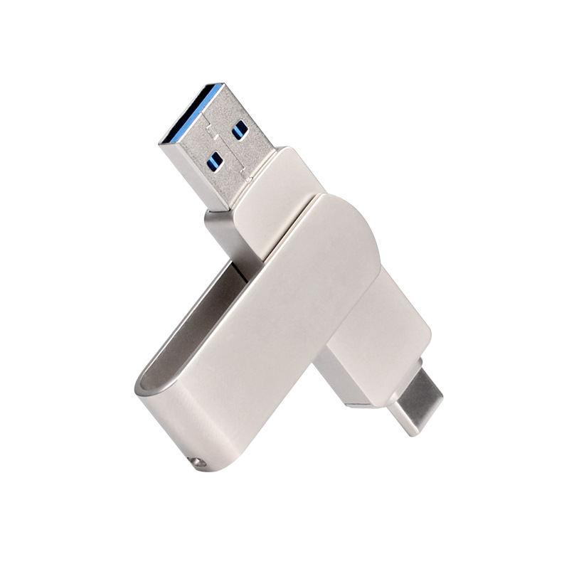 厂家直营商务OTG金属高速定制手机u盘二合一适用于Type-c电脑usb|ru