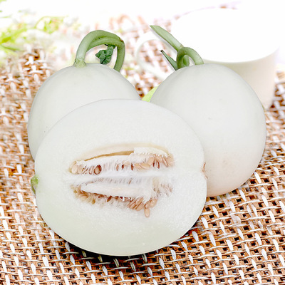 Green fruit Shaanxi Yanliang muskmelon fresh fruit Full container One piece On behalf of Vehicle wholesale