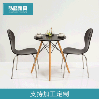 奶茶店快餐店桌椅組合 小吃店早餐店學校食堂創意餐桌組合