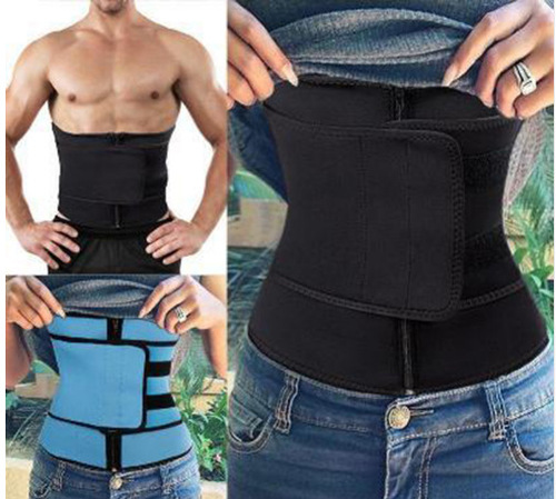 Belt of Sweat Body sports belt Ladies zipper tummy belt neoprene shapewear