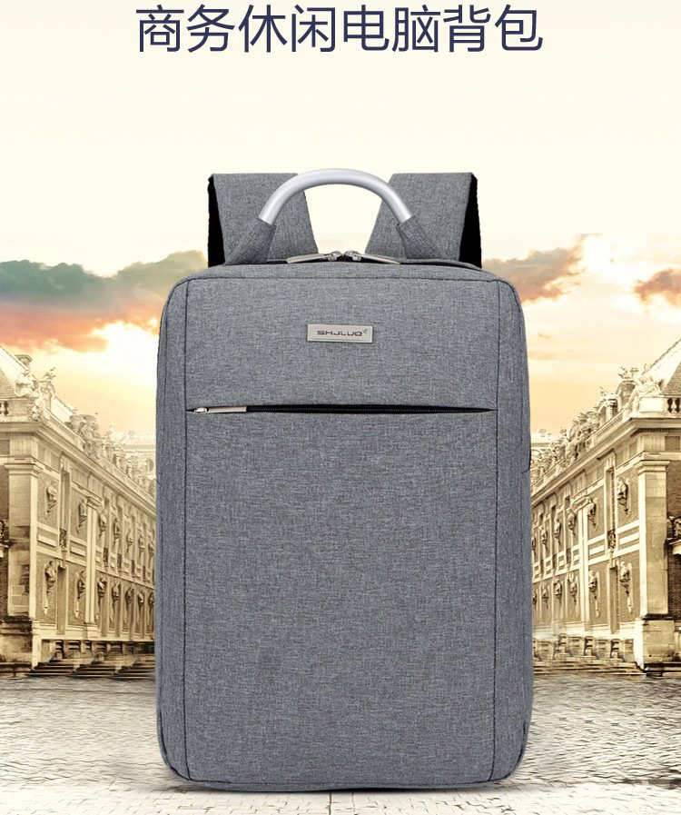 Business office notebook computer backpacks, aluminum handles, computer backpacks, school bags, conference gift backpacks with logo printing Specification drawing