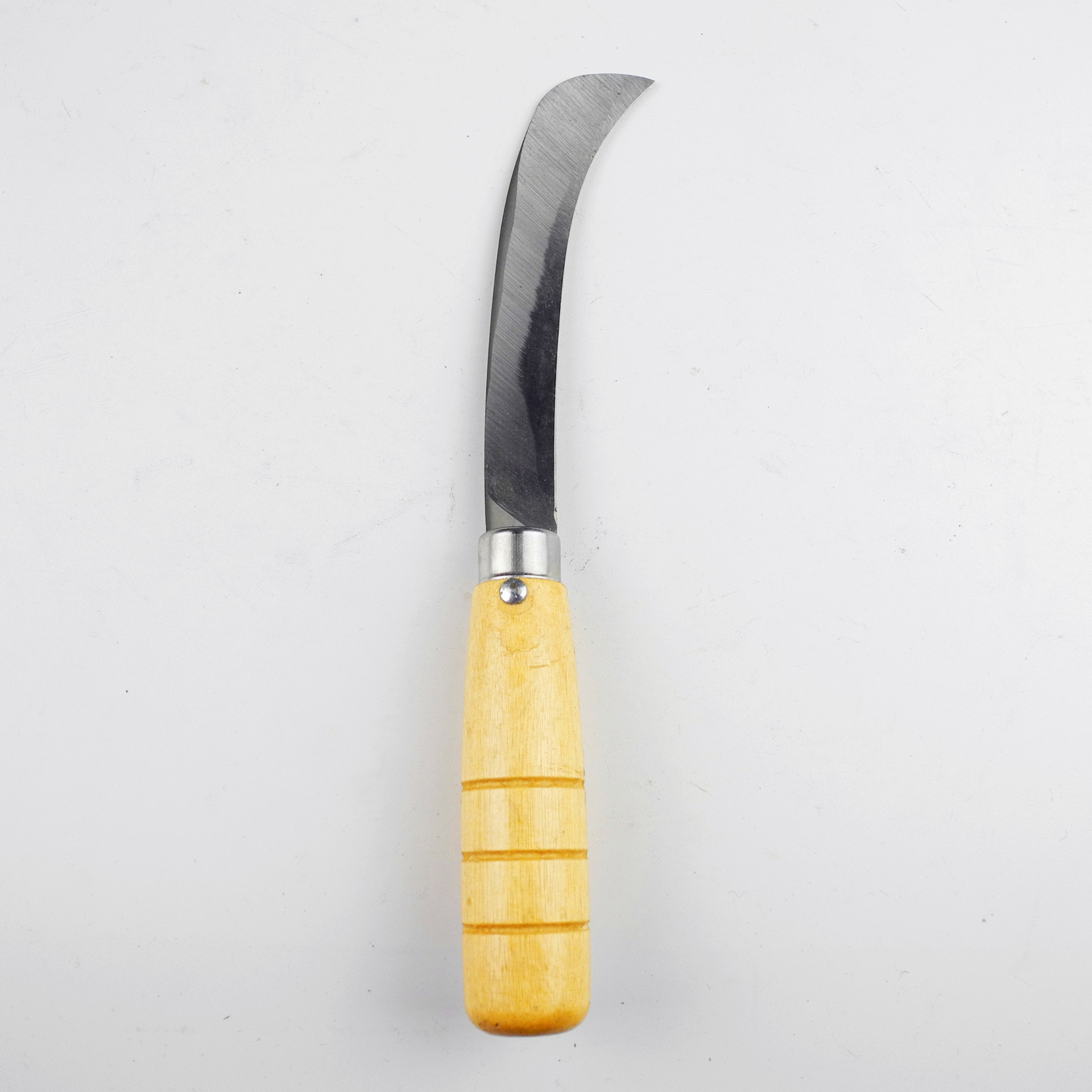 厂家直供不锈钢剥皮削皮刀 菠萝刀 家用小弯刀香蕉刀厨用刀水果刀