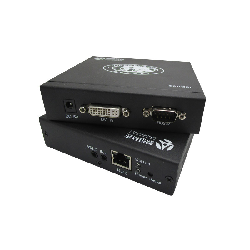 朗恒vga 串口 音频延长200米HAS-200D 单根网线延长 网吧专用正品