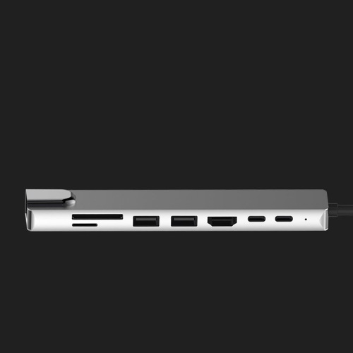 type-c to HDMI HUB RJ45 eight-in-one TYPE-C network card dock hub card reader hub
