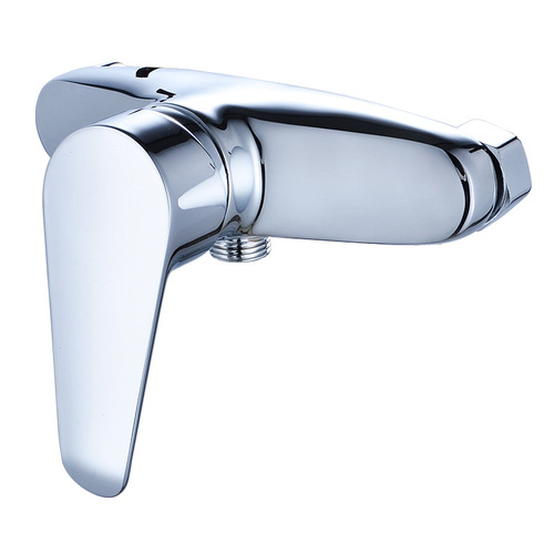 Under-counter cold and hot shower faucet, concealed shower faucet, copper Solar shower faucet, solar-powered shower faucet, direct sales shower faucet