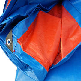 厂家定制加工劳动者篷布 PE聚乙烯蓝桔防雨布 加厚防水苫布