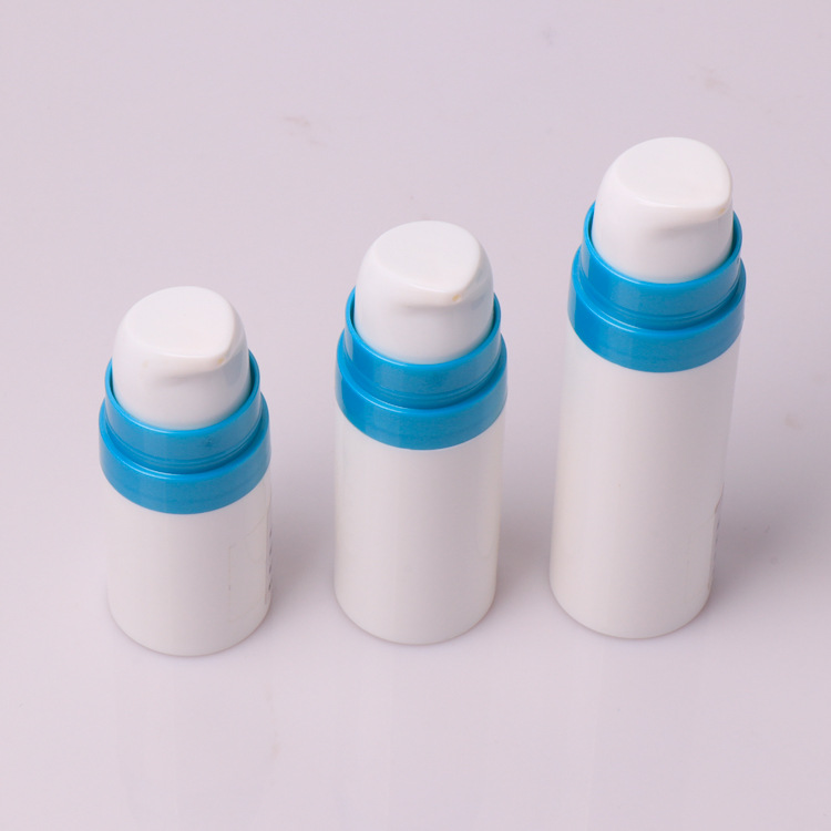 5/10/15ml日式PP真空瓶化妆品护肤品包装瓶面霜乳液按压真空小样