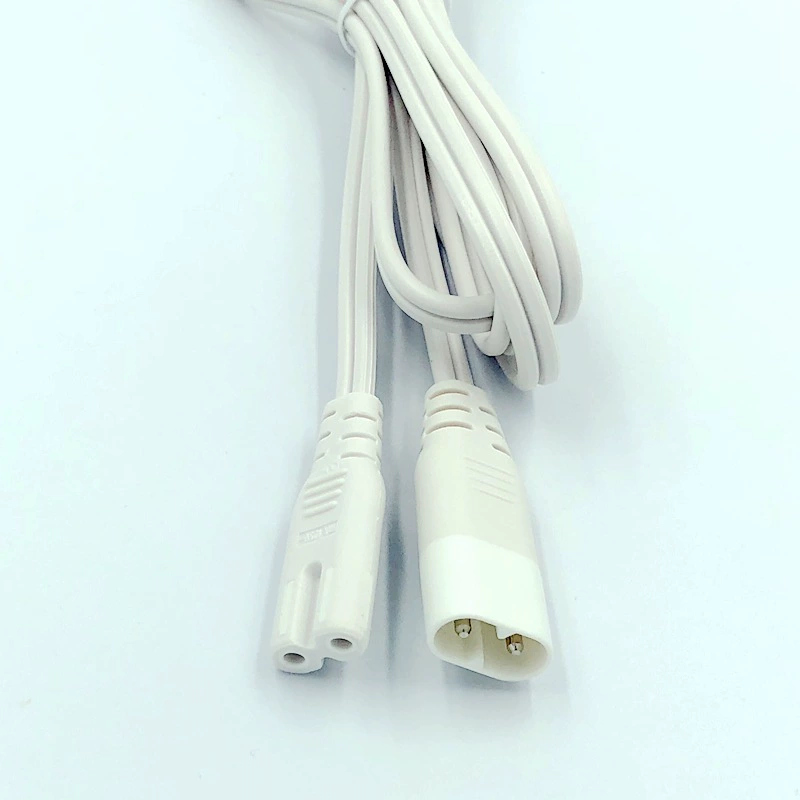 Американский стандарт UL8 суффикс кабель питания SPT-2 18AWG C7 до C8 2-жильный кабель удлинитель мужское и женское соединение на восемь символов