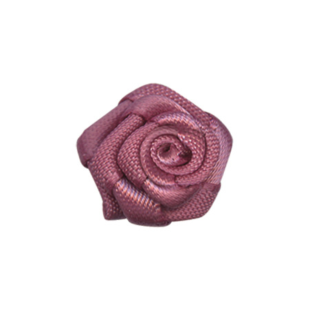 Yao Ming cinta tocado Decoración Ropa Rosa pequeña flor hecha a mano DIY de tres puntos de cinco ángulos cinta de poliéster Rosa pequeña flor