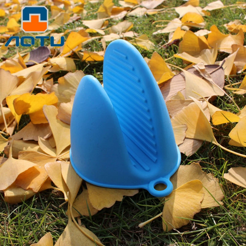 Вогнуто-выпуклые уличные силиконовые теплоизоляционные перчатки силиконовые перчатки против ожогов силиконовый держатель для горшков AT9012 трансграничный