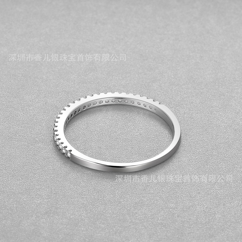 YJZ135 Half -circle stone inlaid single -row drilling women's narrow…