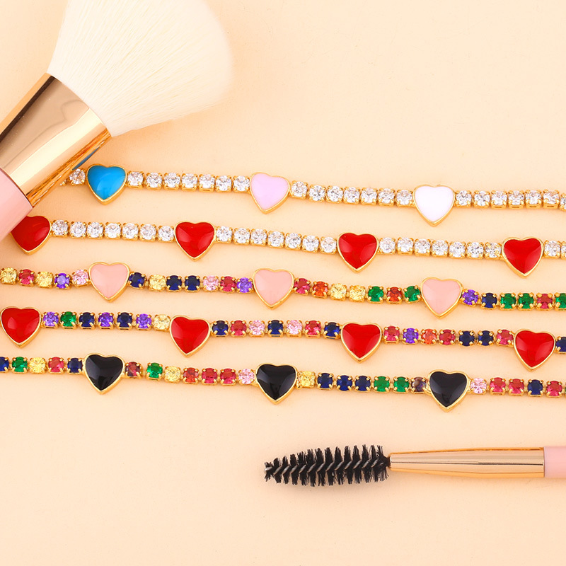 Choker love necklace full diamond clavicle chain necklace