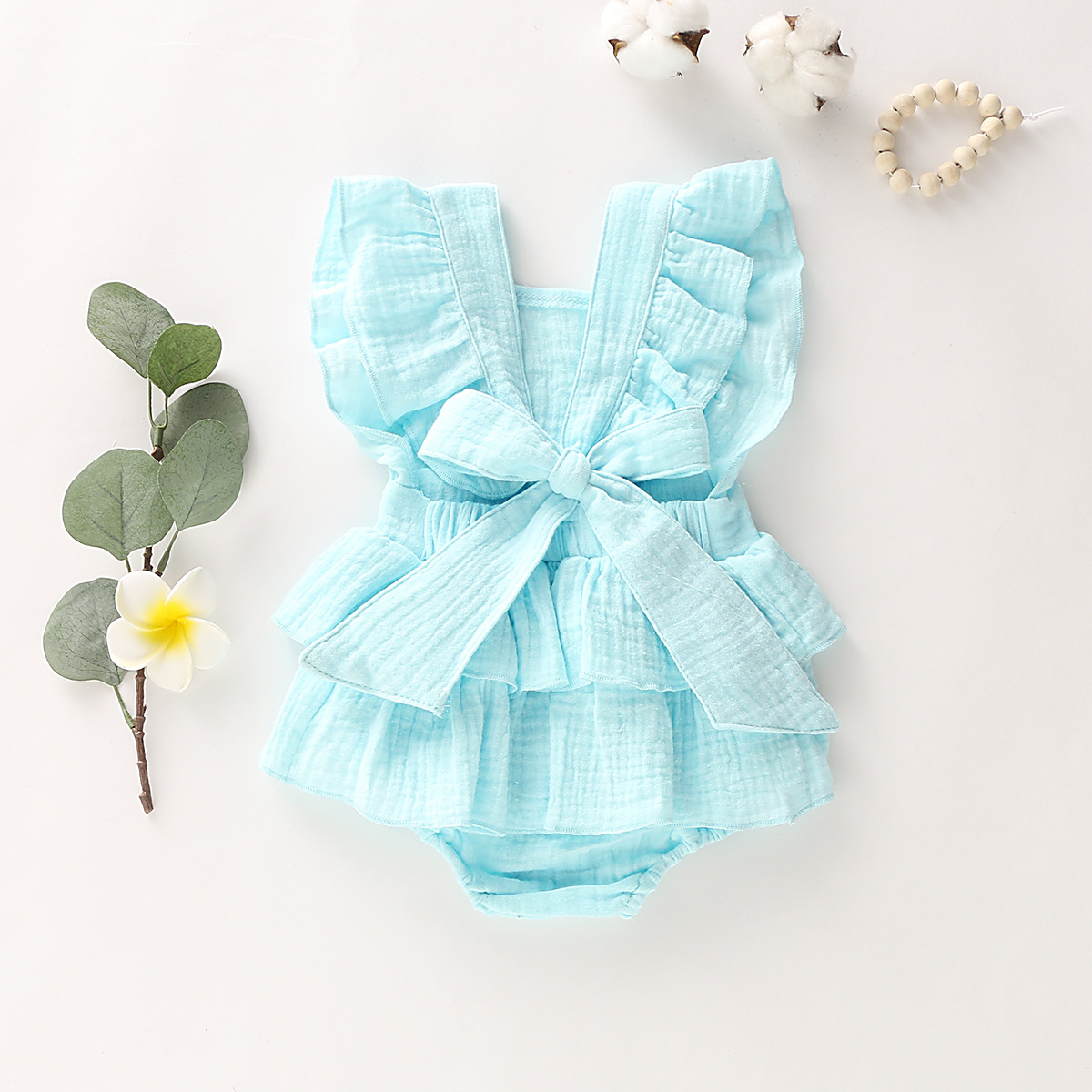 Butterfly Bow Baby Romper