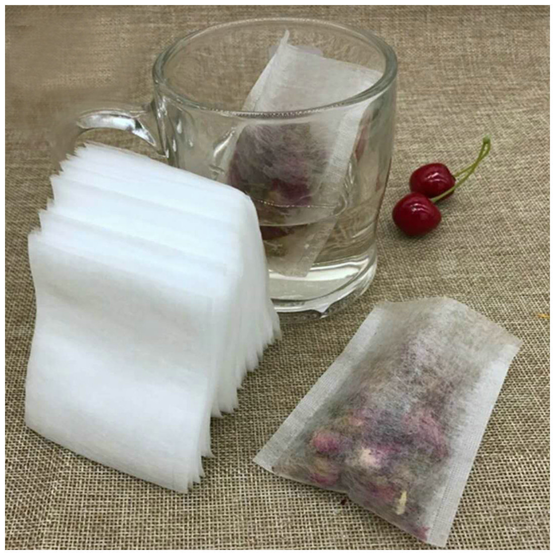 玉米纤维热封7*9中药包泡茶袋一次性泡茶袋供应厂家