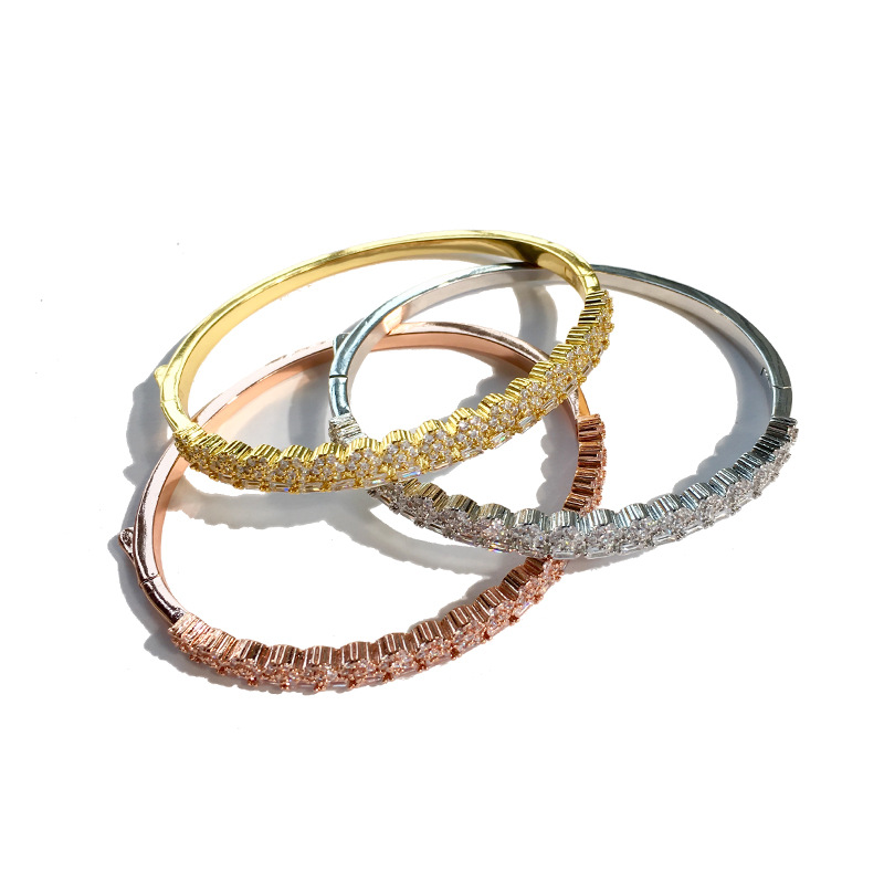 Diamanten bloem armband voor dames luxe mode armband sieraden_voghion.com