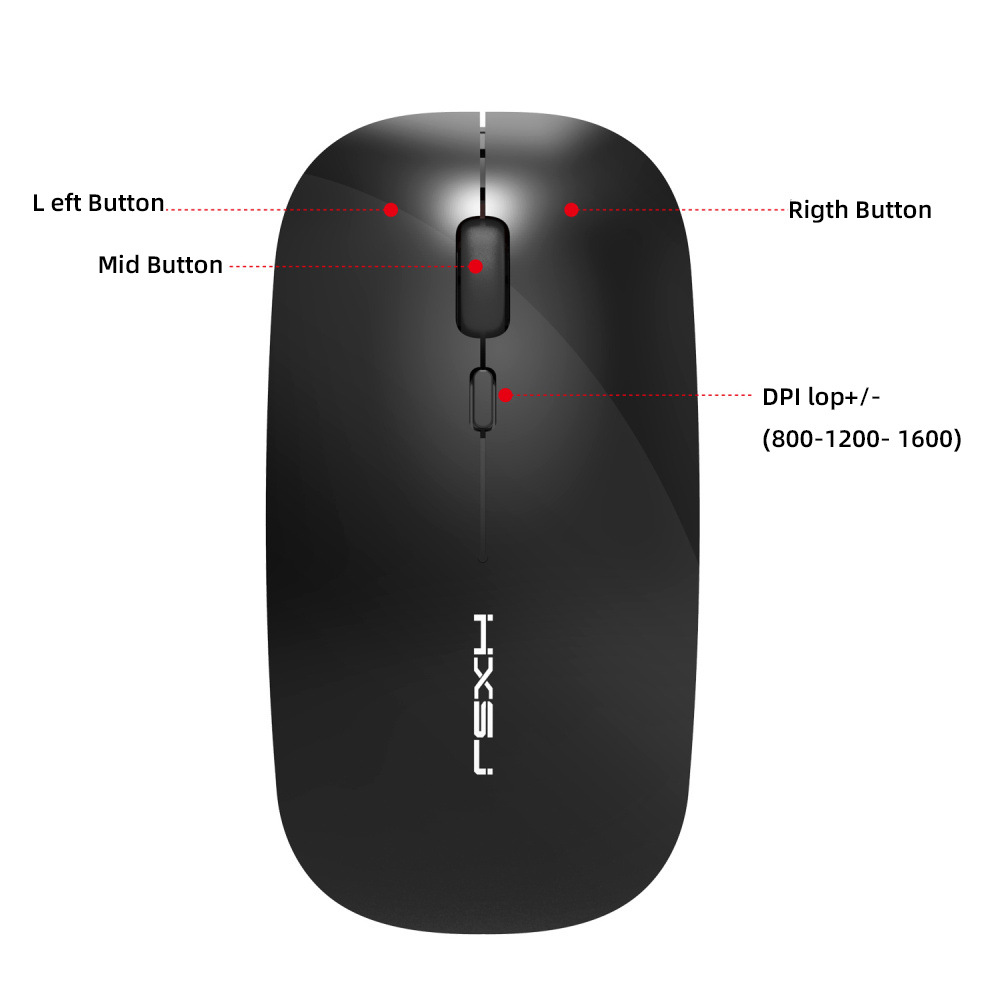 M60 Wireless Mouse Close-Up