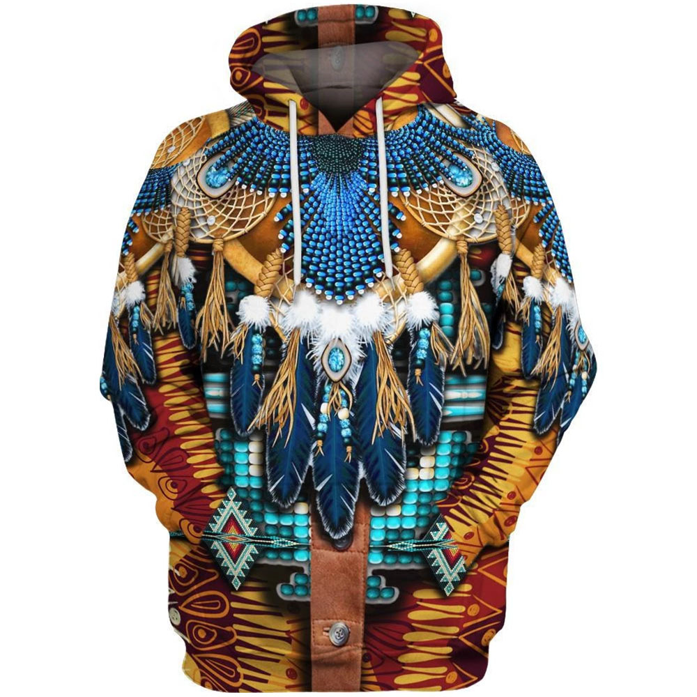 Sweat à capuche Style indien 3d - Ref 3426615 Image 12
