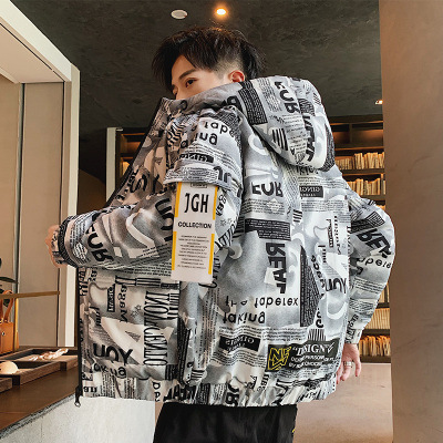 2019冬季新款男士棉衣外套潮流韩版冬装衣服棉袄男式迷彩工装棉服