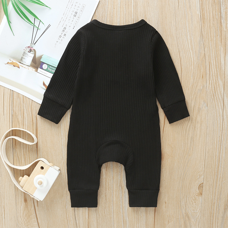 Baby One-piece New Baby One-piece Pit Strip Trousers display picture 8