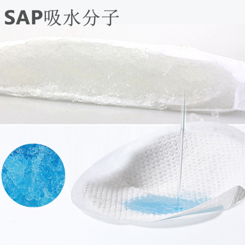 Disposable overflow-proof nursing pad, thin and breathable, 3D strong absorption, nursing pad, water cube, honeycomb processing, 130mm