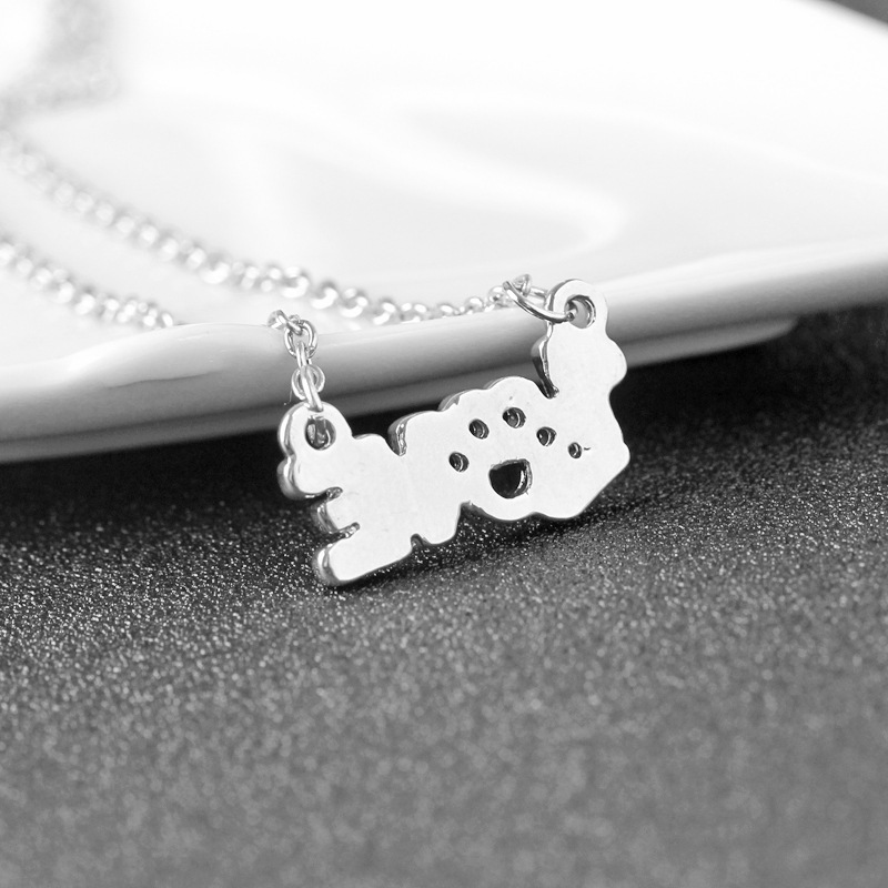 New  Fashion  Creative Letters Love Hollow Out Love Dog Claw Necklace Nihaojewelry Wholesale display picture 1