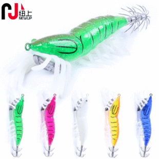 Floating Squid Jig 6 Colors Duo Squid Jig Fresh Water Bass Swimbait Tackle Gear