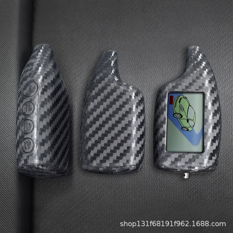 3 Carbon fiber key cover for S