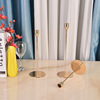 European -style iron candle table table Iron single -headed candlestick creative romantic wedding golden candlestick ornament