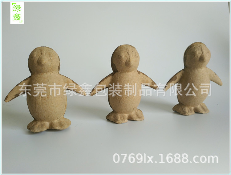 Manufactor customized penguin Pulp animal Doll Model environmental protection Pulp animal Arts and Crafts originality Pulp