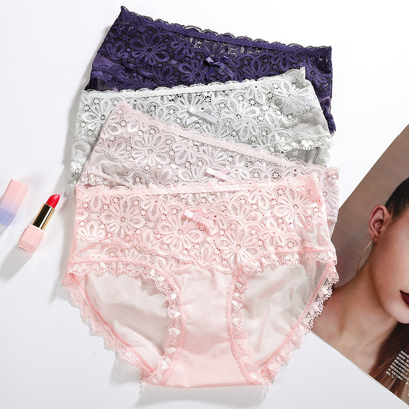 Spring and summer underwear women's lace...