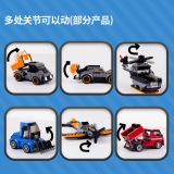 Diku знаменитые автомобильные строительные блоки творческие и изменчивые игрушки для гоночных мальчиков, подключенные к супермаркету Таобао, маленький автомобиль