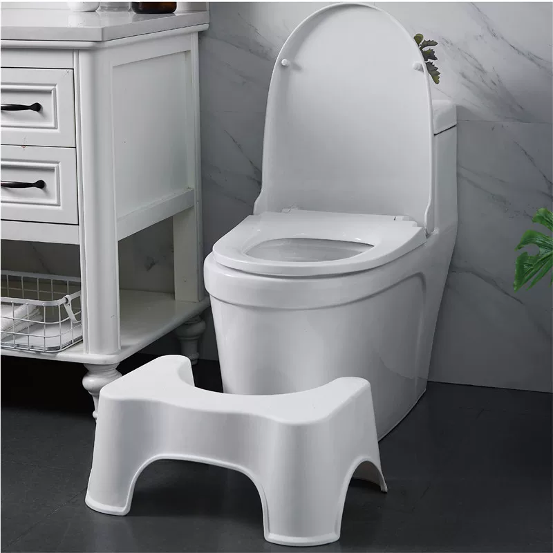 Plastic toilet, white warm footstool, wholesale