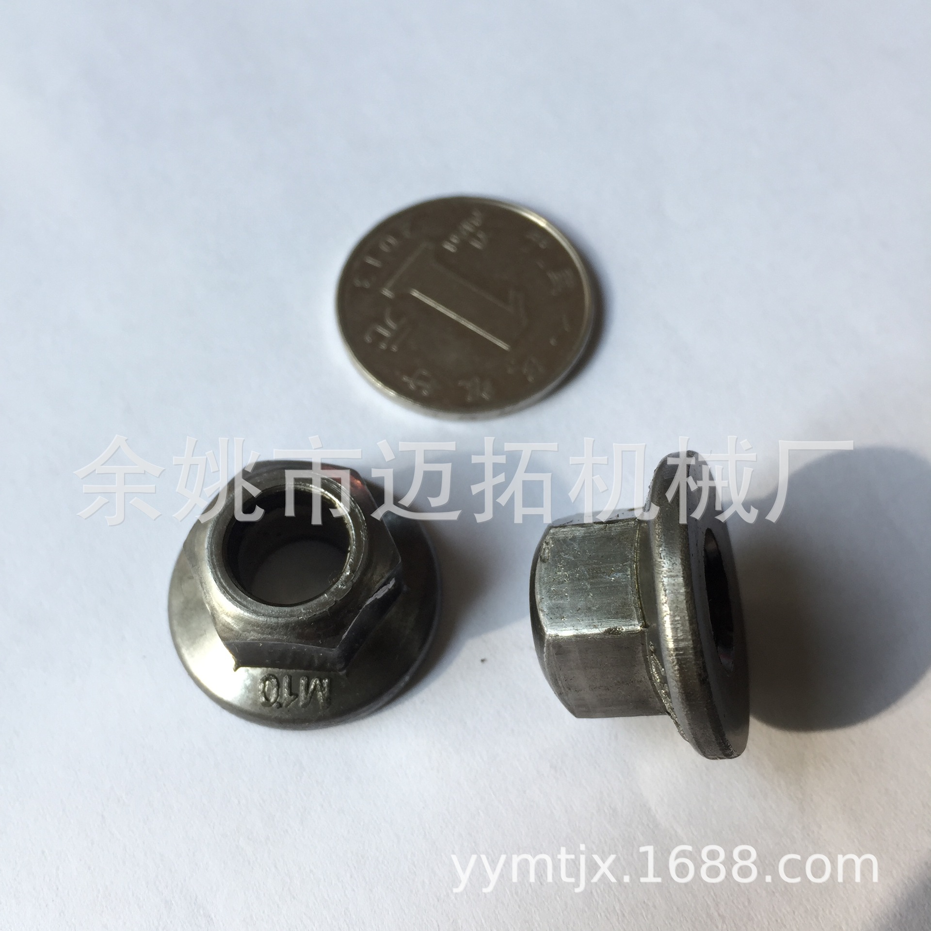 紧固螺帽 高强度六角法兰螺母冷镦毛坯 锁止螺母冷打毛胚非标定作