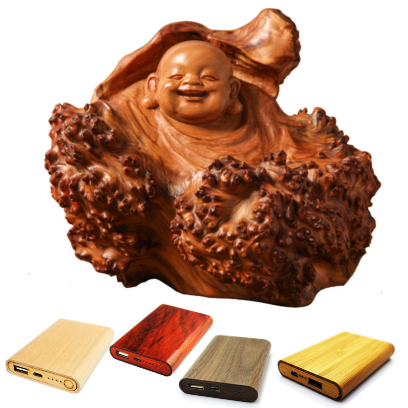 礼品移动电源木制logo定制 充电宝logo定制 移动电源套料批发定制|ms