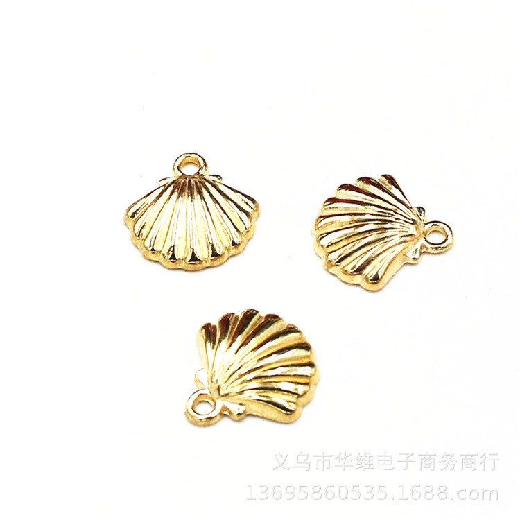 厂家直销 韩版扇贝 海贝 贝壳 吊坠 DIY手链  项链 耳坠 饰品配件