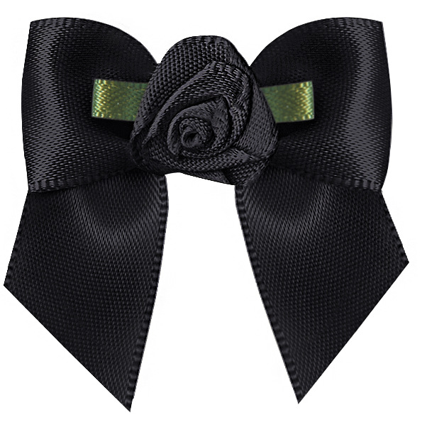 Yao Ming hecho a mano cinta arco regalo caja de joyería arco terminado ropa horquilla decoración estante de tres puntos nudo